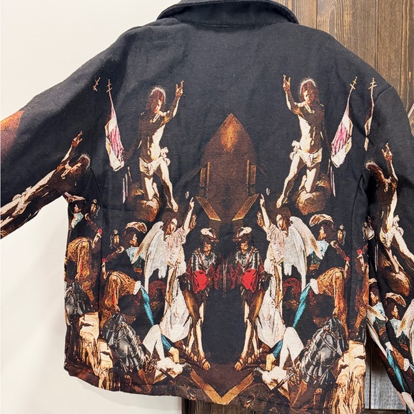 Rebel Vengeance Fall of the Rebel Angels Tapestry Jacket - Picture 3 of 3